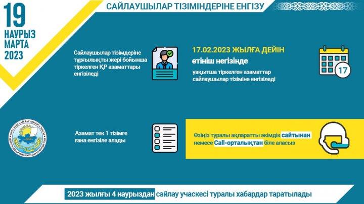 19 наурыз Сайлау-2023!